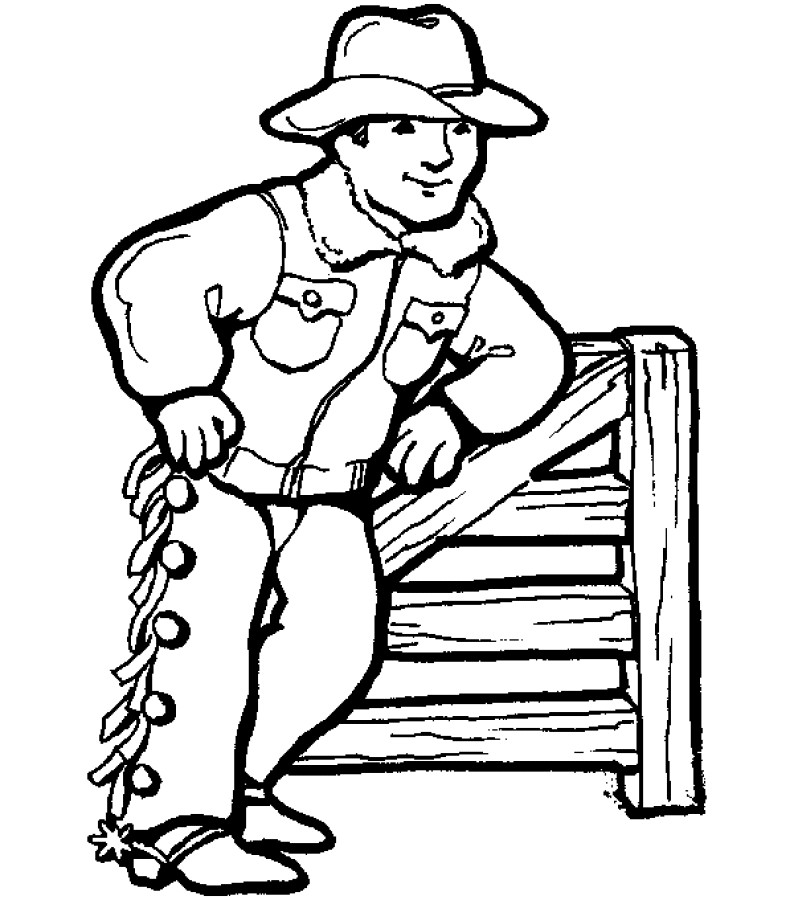 Cowgirl Coloring Pages
 Free Printable Cowboy Coloring Pages For Kids
