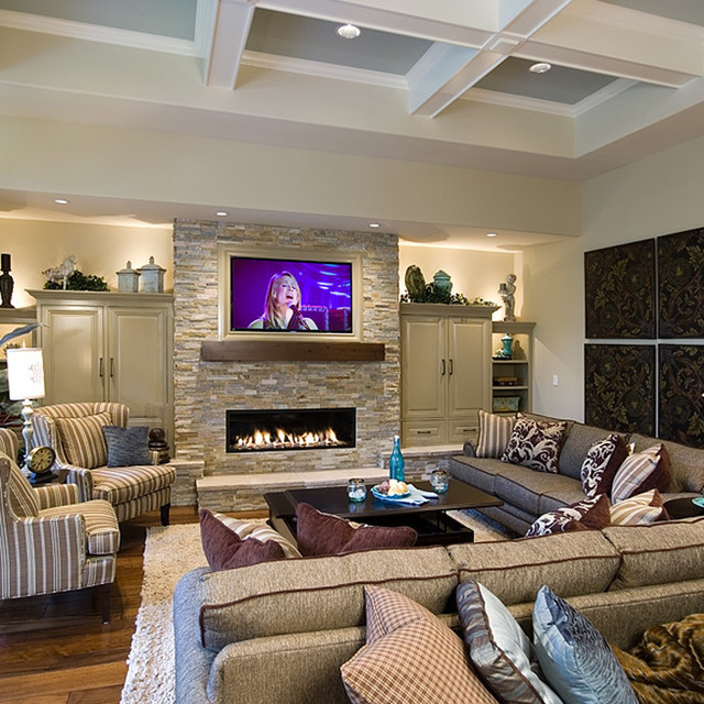 Best ideas about Cozy Family Room
. Save or Pin Cozy Greatroom Traditional Family Room portland by Now.