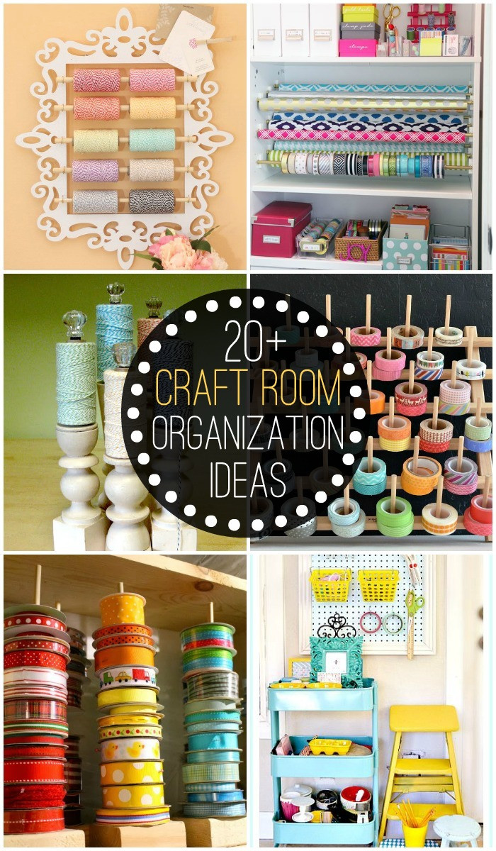 Craft Room Organizing Ideas
 20 Craft Room Organization Ideas