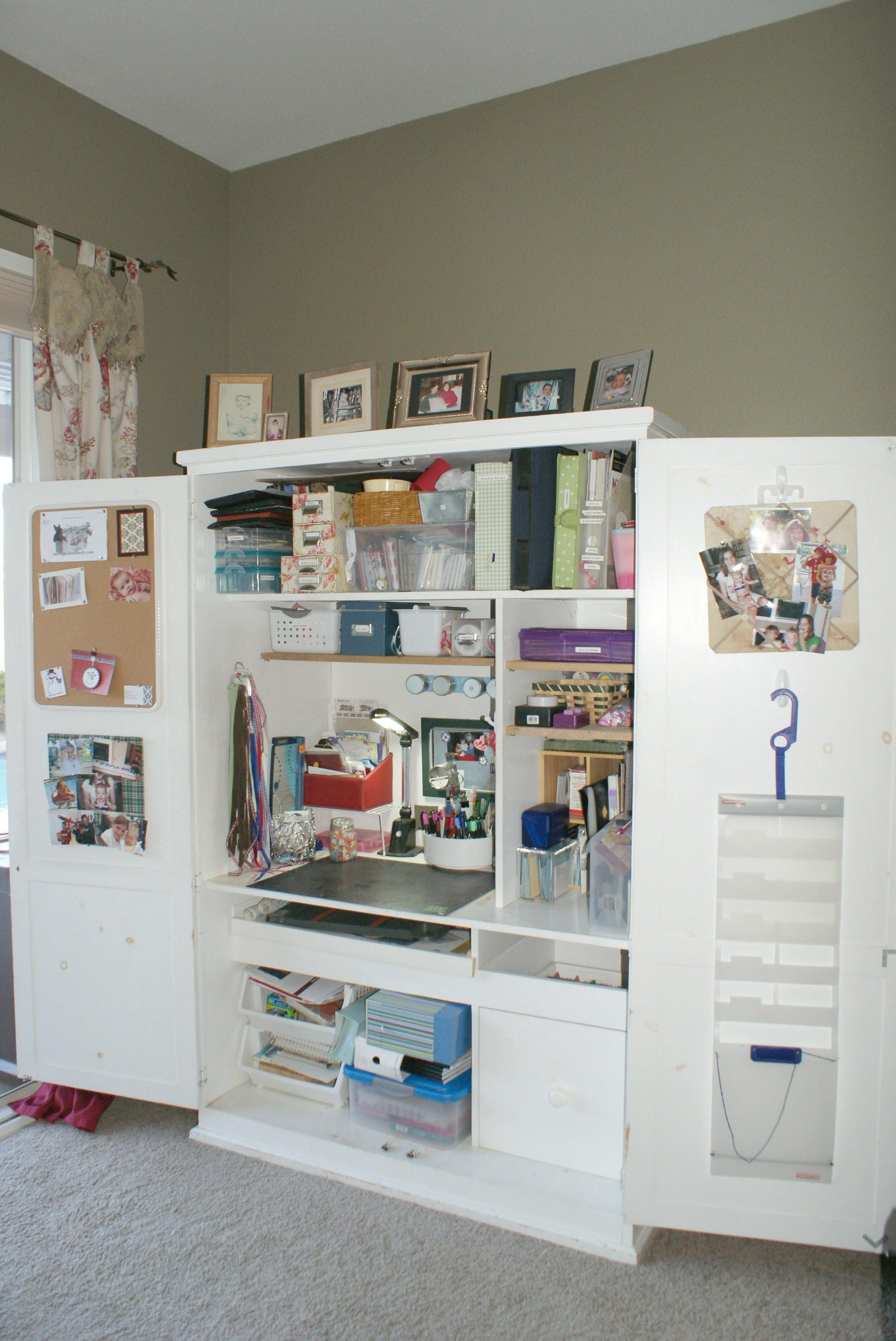 Best ideas about Craft Storage Cabinet
. Save or Pin Craft Cabinet Armoire Now.