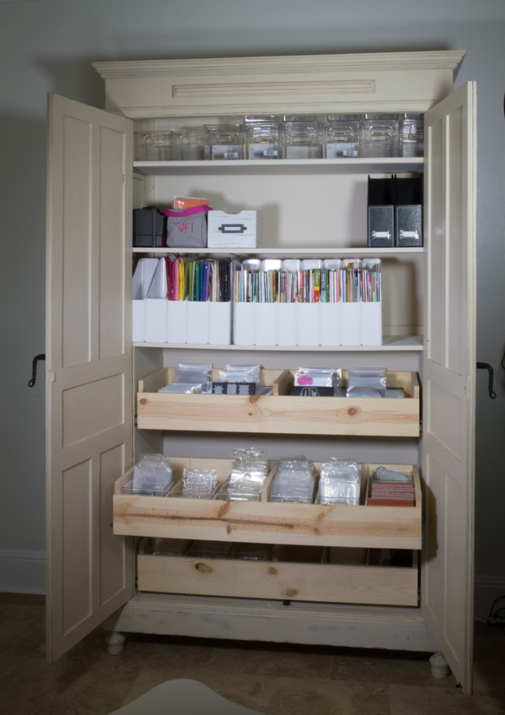 Best ideas about Craft Storage Cabinet
. Save or Pin 5 Days to an Organized Crafty Stash – Stamp Storage Now.