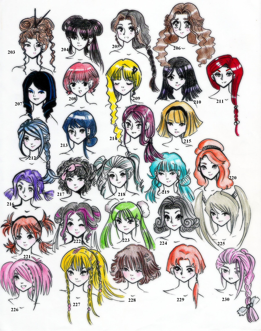 Crazy Anime Hairstyles
 28styles 220 In All Edition 5 by NeonGenesisEVARei on