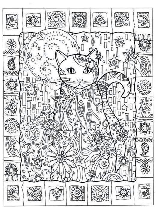 Creative Cat Coloring Pages For Teens
 Creative Haven Creative Cats Dover Publications Cat Cats