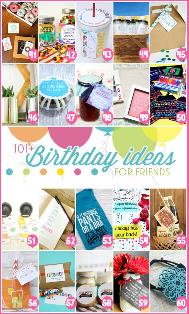 Best ideas about Creative Gift Ideas Girlfriend
. Save or Pin 101 easy birthday t ideas and FREE printables Now.