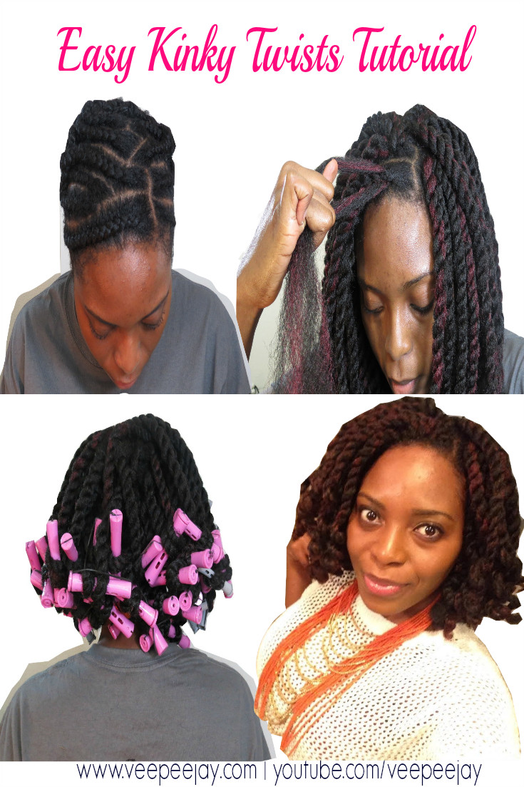Crochet Kinky Twist Hairstyles
 Easy Kinky Twists Tutorial using Crochet Braids VeePeeJay