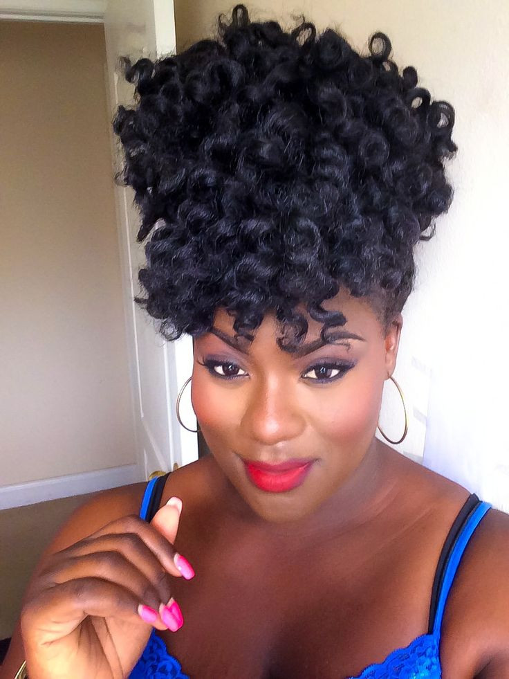 Crochet Updo Hairstyles
 Mohawk with Crochet Braids d By Tracey