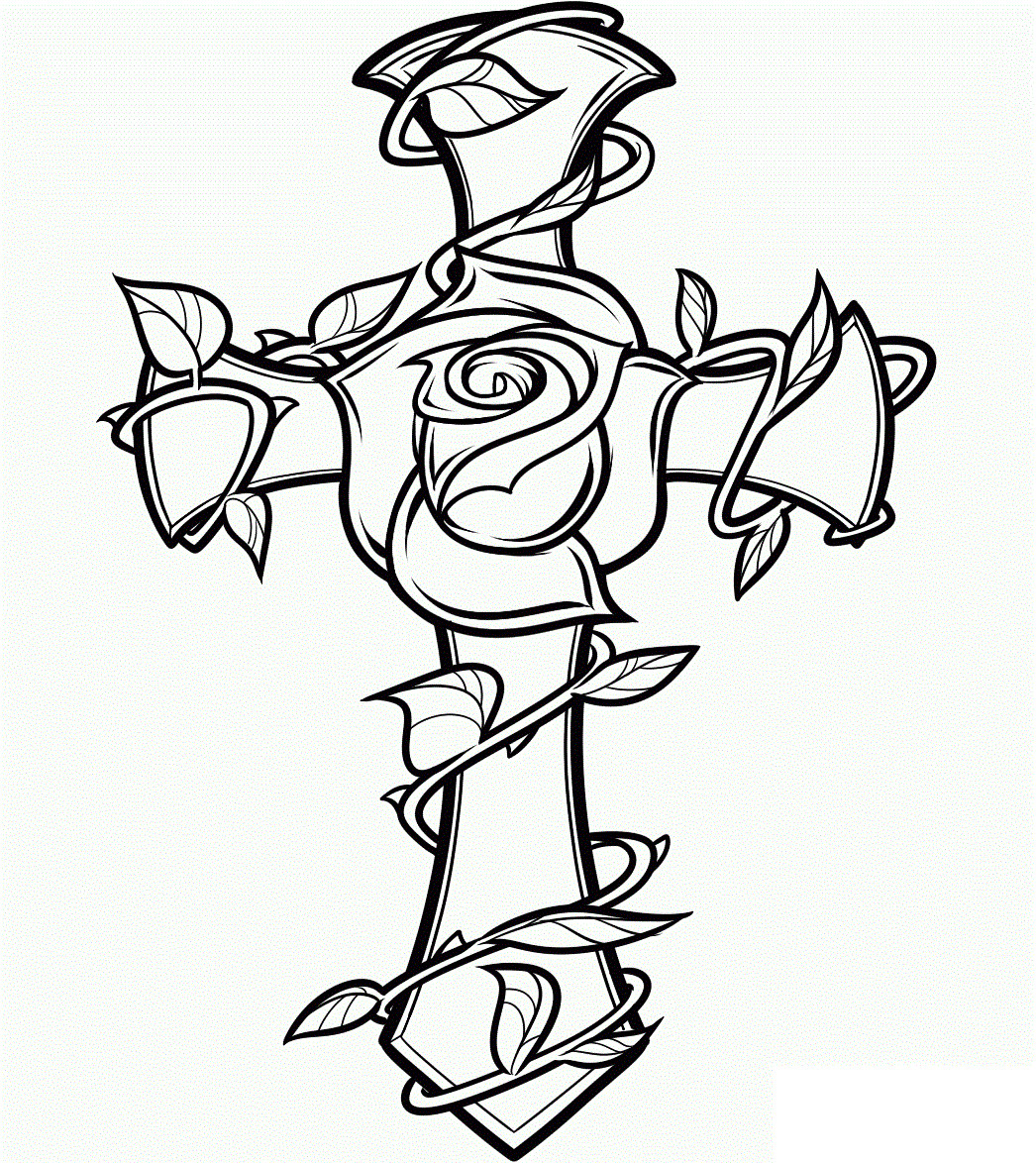 Cross Coloring Pages
 Free Printable Cross Coloring Pages For Kids