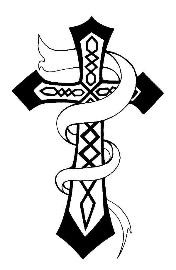 Cross Coloring Pages
 Christian Celtic Cross Coloring Pages Best Place to Color
