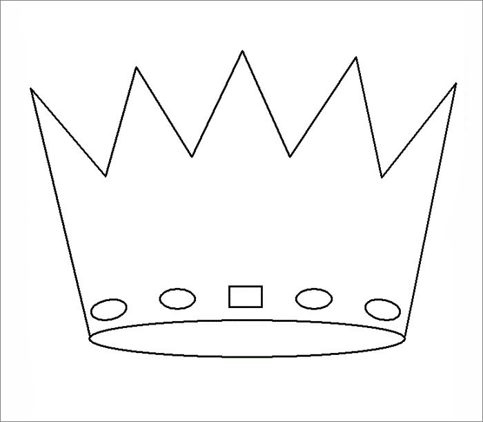 Crown Coloring Pages For Boys
 King And Queen Crown Templates king template