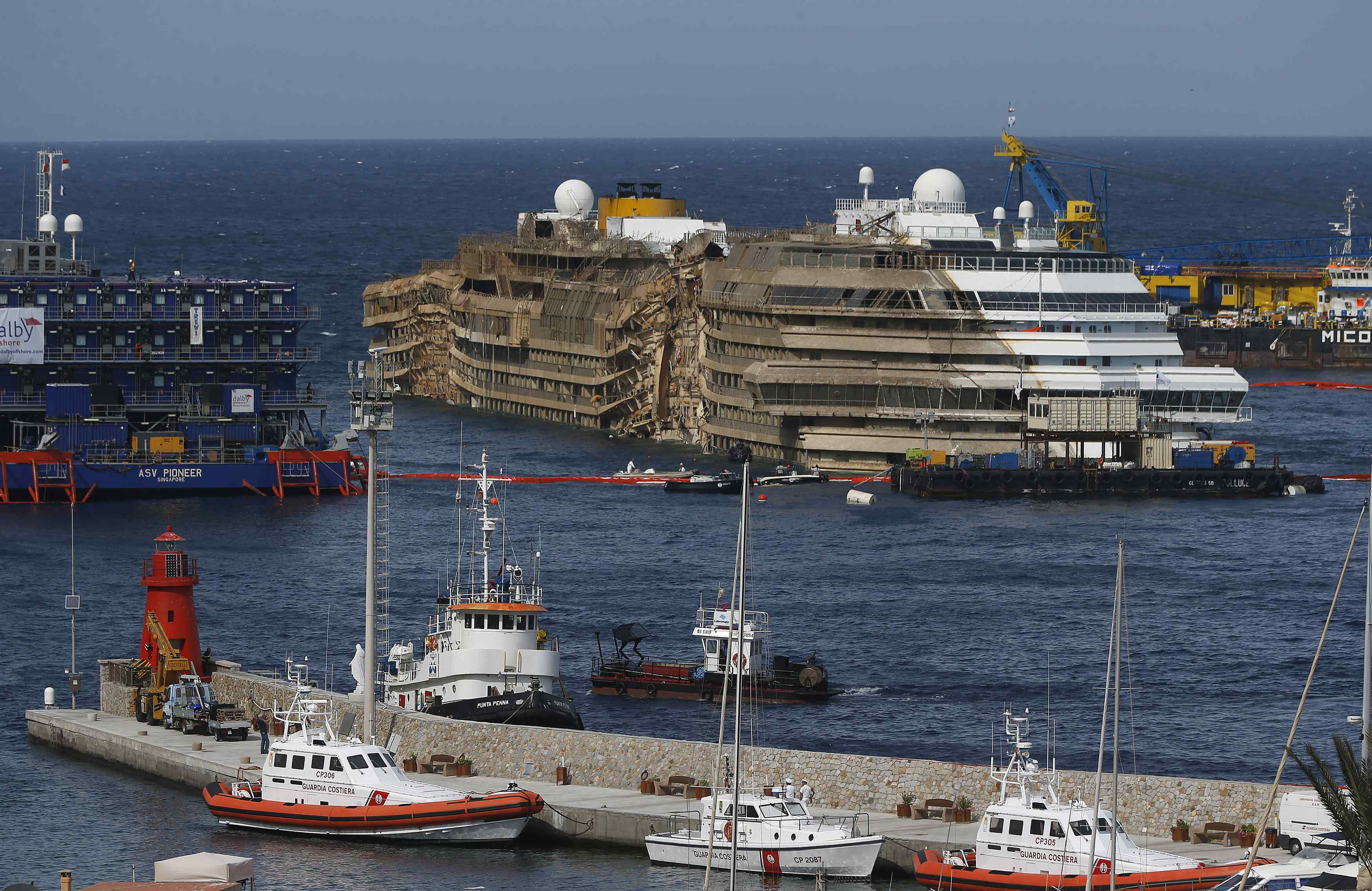 Best ideas about Cruise Ship In Backyard
. Save or Pin Unprecedented salvation of Costa Concordia cruise ship was Now.