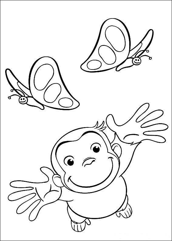Curious Gorge Coloring Pages
 Free Curious George Coloring Pages For Kids Technosamrat