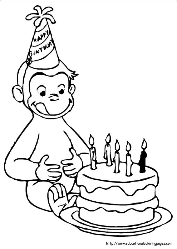 Curious Gorge Coloring Pages
 curious george coloring pages