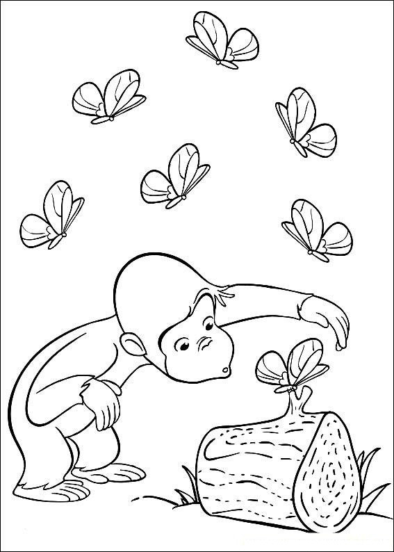 Curious Gorge Coloring Pages
 Free Curious George Coloring Pages For Kids Technosamrat