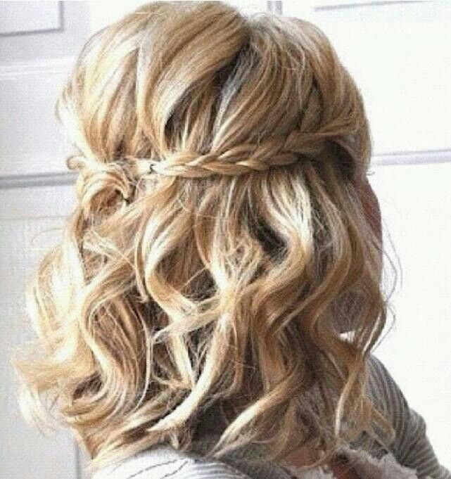 Curled And Braided Hairstyles
 20 Chic Short Curly Hairstyles for Summer Pretty Designs