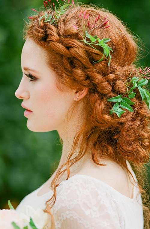 Curled And Braided Hairstyles
 40 Best Braided Curly Hair