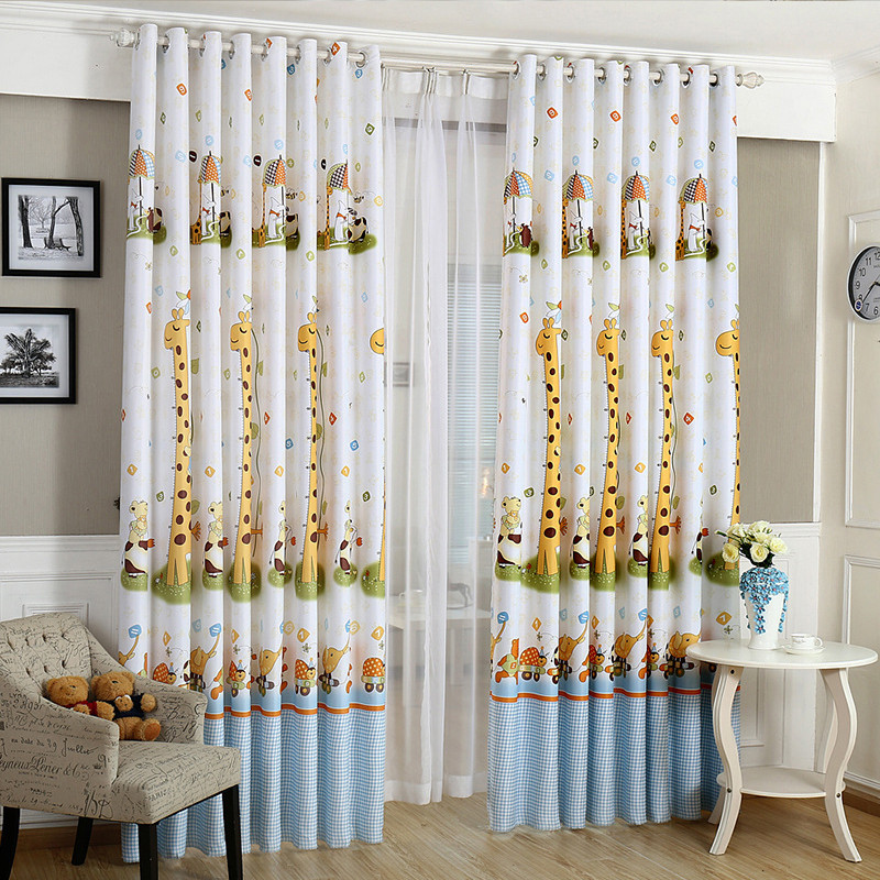Best ideas about Curtains For Kids Room
. Save or Pin Aliexpress Buy Hot cartoon giraffe pattern finished Now.