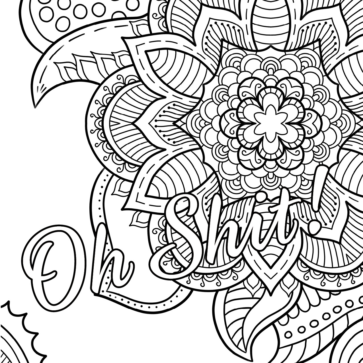 Cuss Word Coloring Pages
 free printable coloring page Archives Thiago Ultra