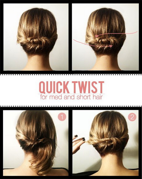 Cute And Fast Hairstyles
 Hairstyles easy and quick and cute