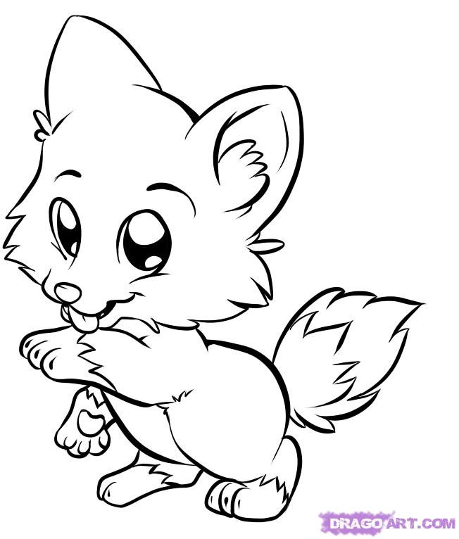 Cute Animal Coloring Sheets For Girls
 Cute Animal Coloring Pages For Girls AZ Coloring Pages