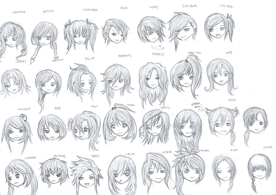 Cute Anime Hairstyles For Long Hair
 Cute Anime Hairstyles trends hairstyle