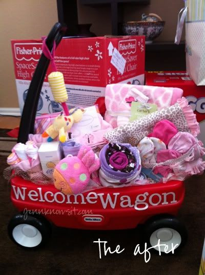 Cute Baby Gift Ideas For A Girl
 Wel e Wagon great baby shower t idea Is it wrong I