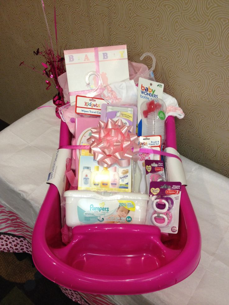 Cute Baby Gift Ideas For A Girl
 Baby shower t basket idea