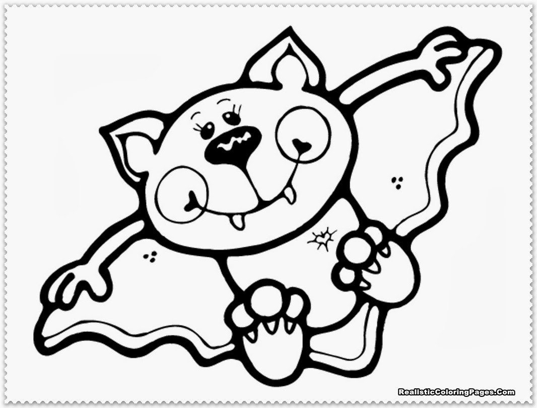 Cute Bat Coloring Pages
 Cute Halloween Bat Coloring Pages – Festival Collections