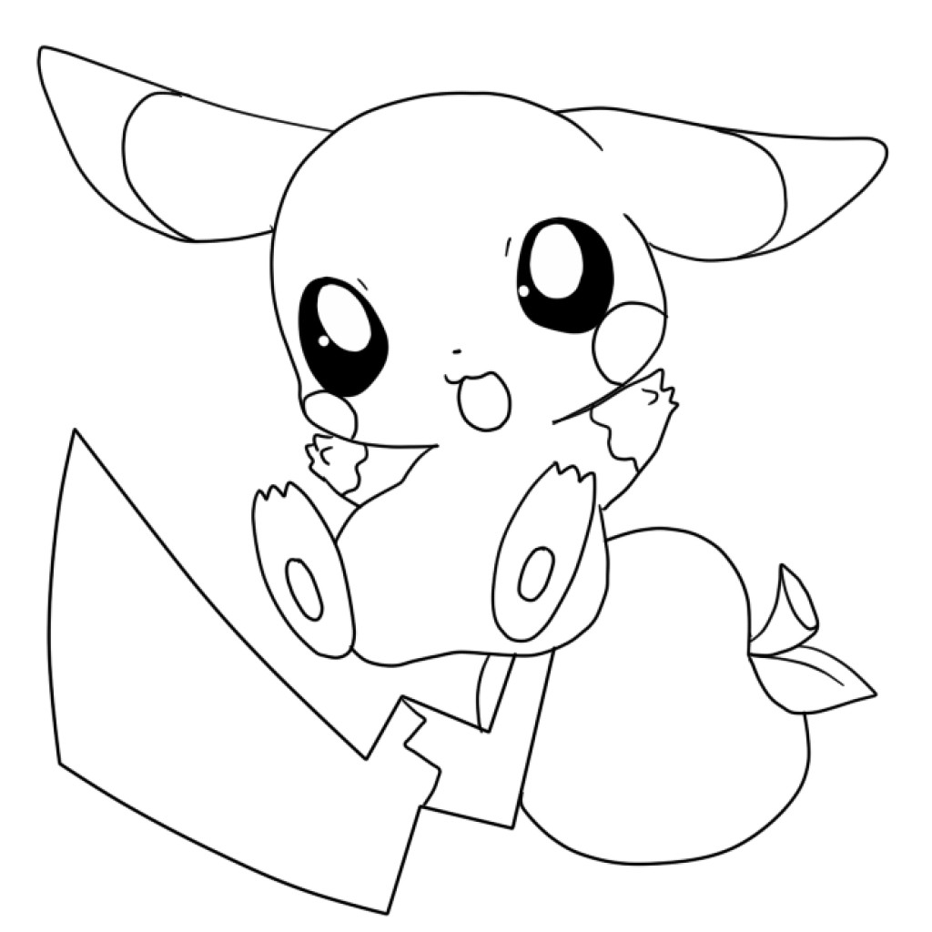 Cute Coloring Pages Printable
 Cute Pokemon Coloring The Color Panda