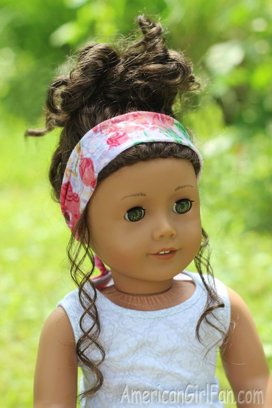 Cute Doll Hairstyles
 Head Scarf For American Girl Doll