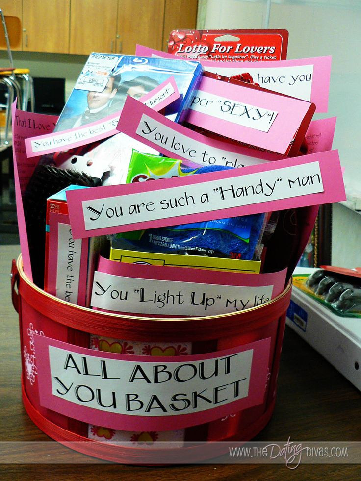 Cute Gift Ideas For Your Boyfriend
 "All About You" Basket