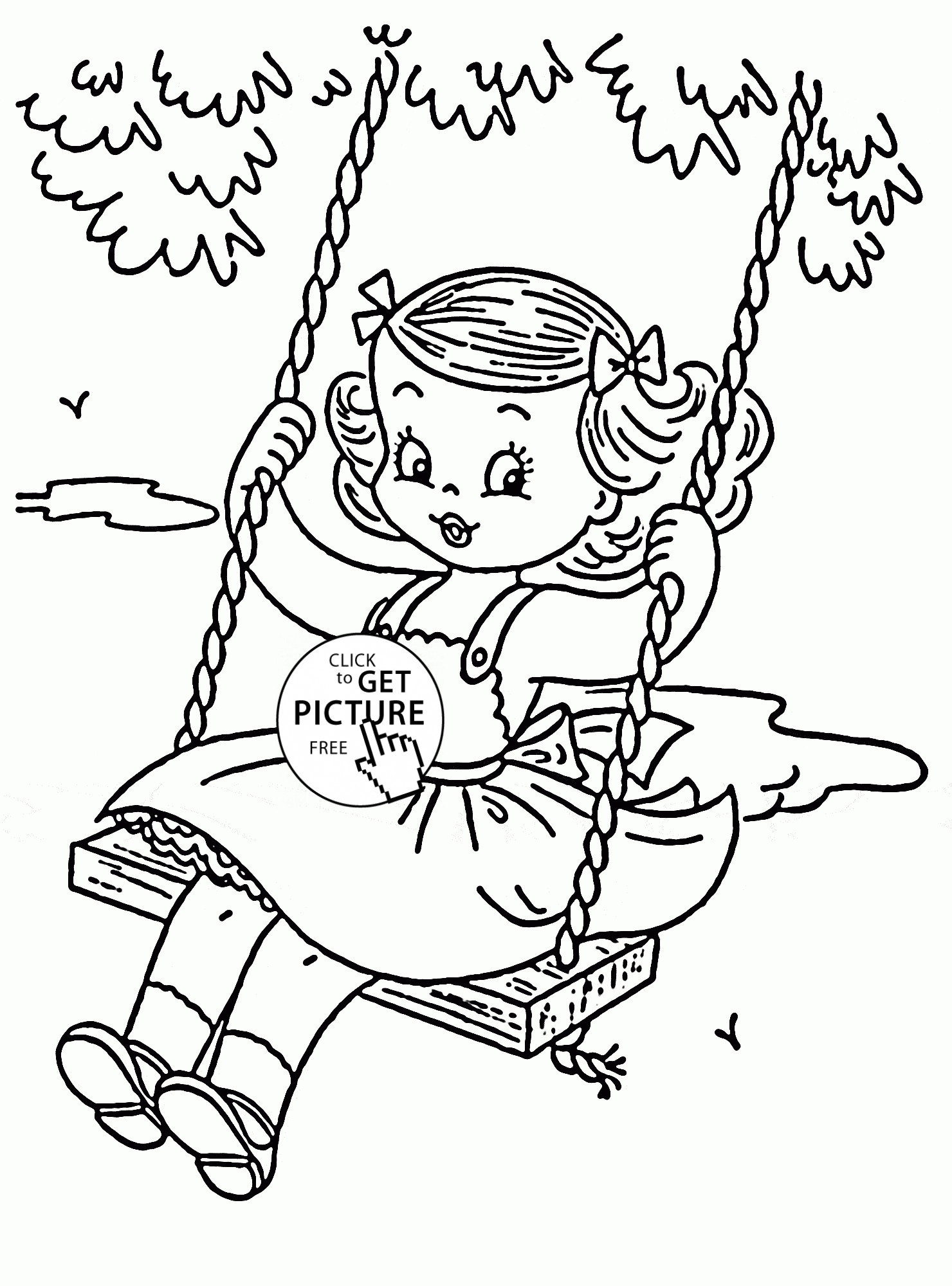 Cute Girl Coloring Sheets For Kids
 35 Cute Summer Coloring Pages Cute Princess Ariel