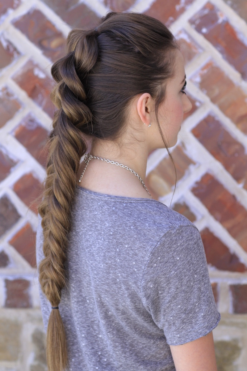 Cute Girls Hairstyles
 Pull Through Fishtail Braid bo