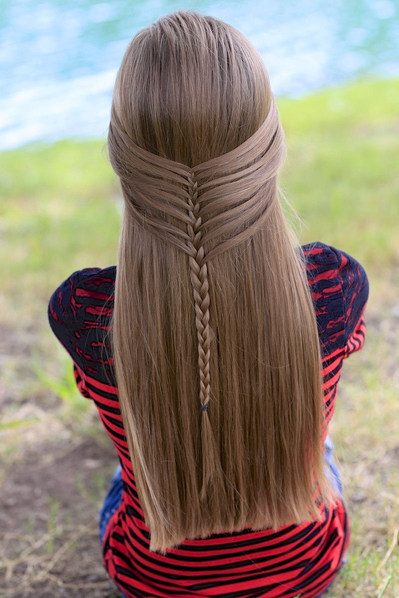 Cute Girls Hairstyles
 Mermaid Half Braid Hairstyles for Long Hair