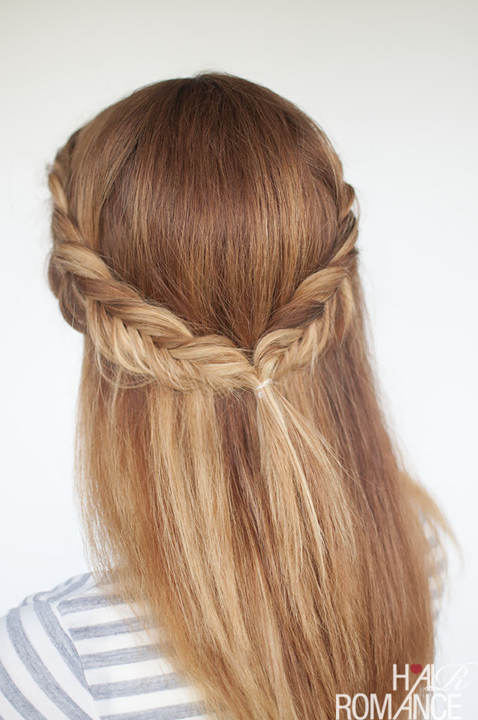 Cute Half Up Hairstyles
 Reverse fishtail braid tutorial two ways