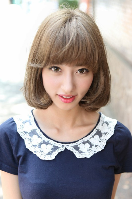 Cute Japanese Hairstyles
 Flirty Fringed Bob – Feminine & Curvy Hairstyles Weekly