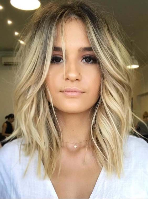 Cute Lob Hairstyles
 36 Gorgeous Undone Textured Lob Haircuts 2018