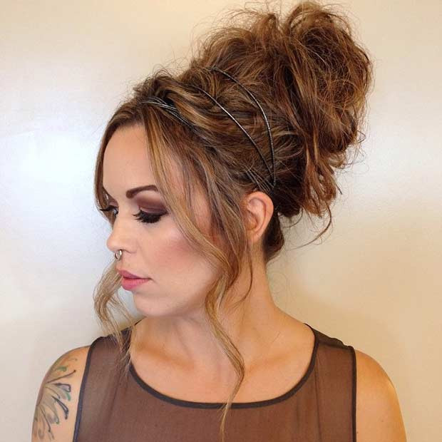 Best ideas about Cute Messy Bun Hairstyles
. Save or Pin Easy Cute and Messy Bun Hairstyles for Long Hair Now.
