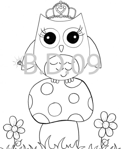 Cute Owl Coloring Pages
 Owl Coloring Pages Bestofcoloring