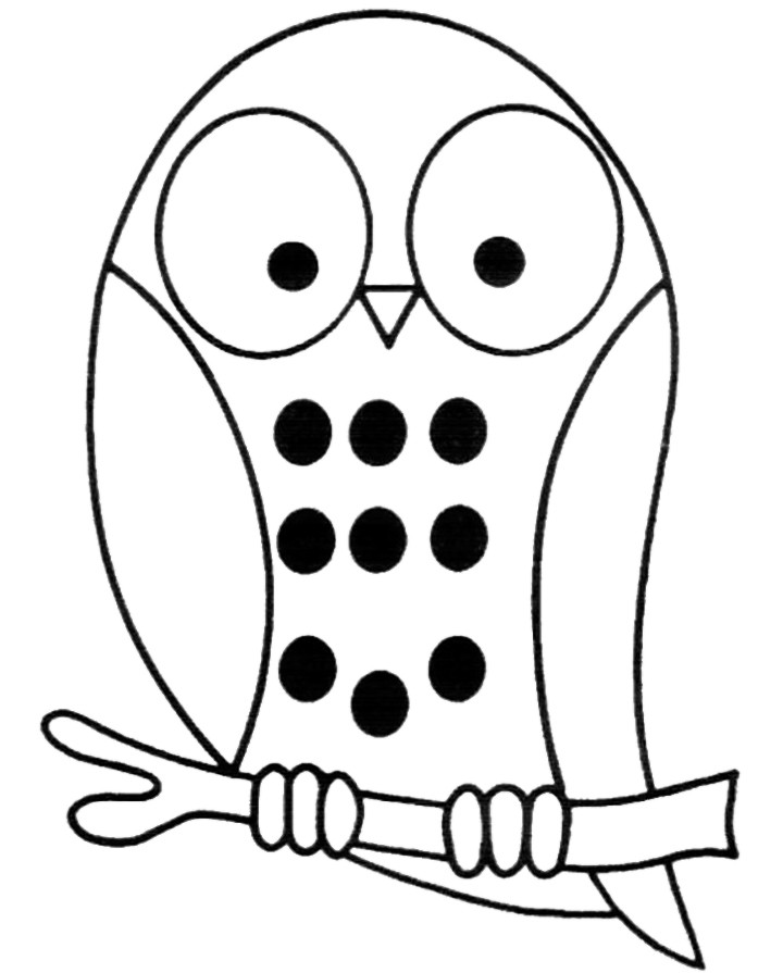Cute Owl Coloring Pages
 Cute Owl Coloring Pages AZ Coloring Pages