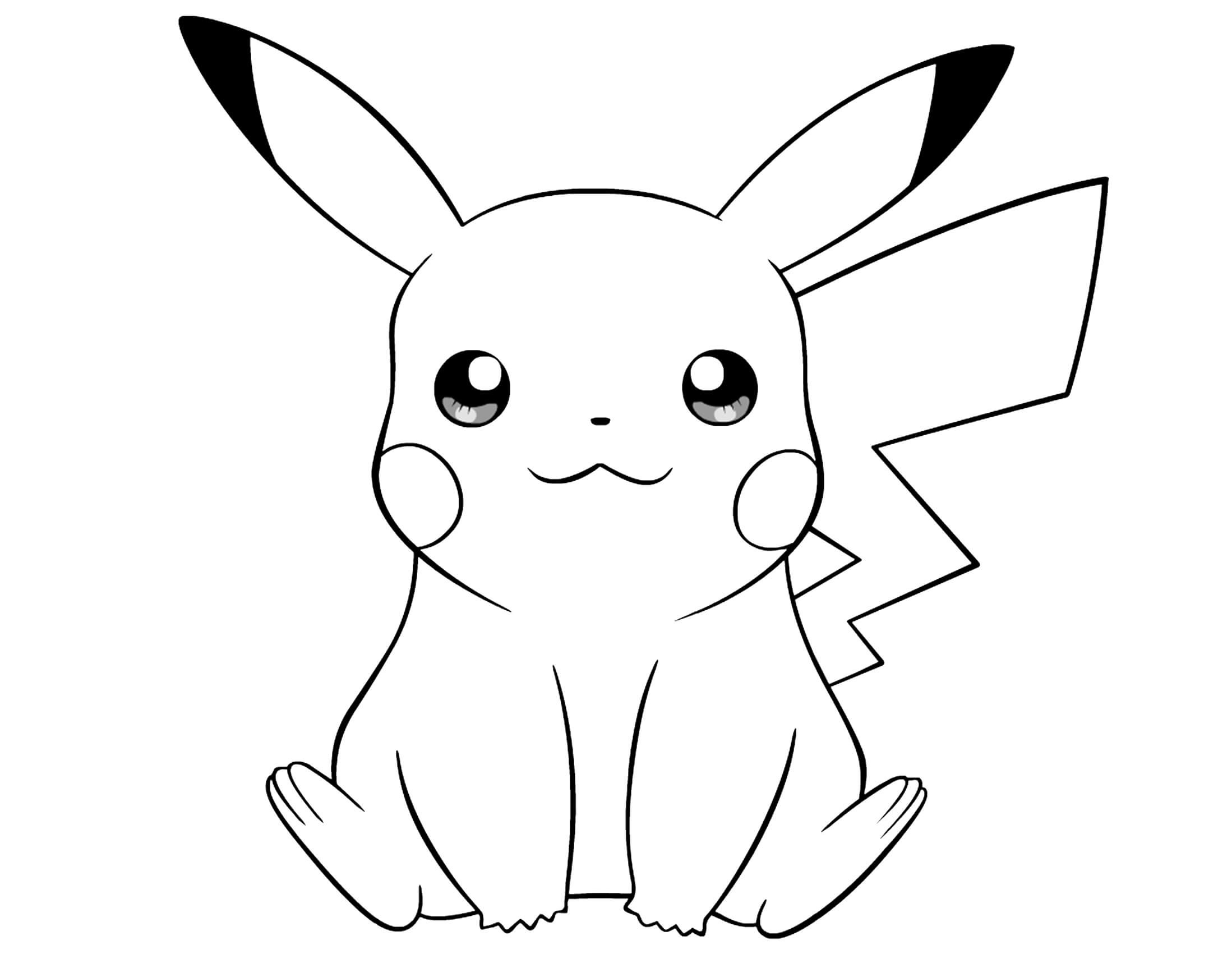 Cute Pikachu Coloring Pages
 35 Pikachu Coloring Pages ColoringStar