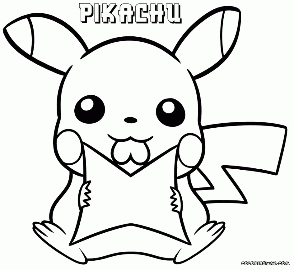 Cute Pikachu Coloring Pages
 Best HD Cute Pikachu Coloring Pages Free