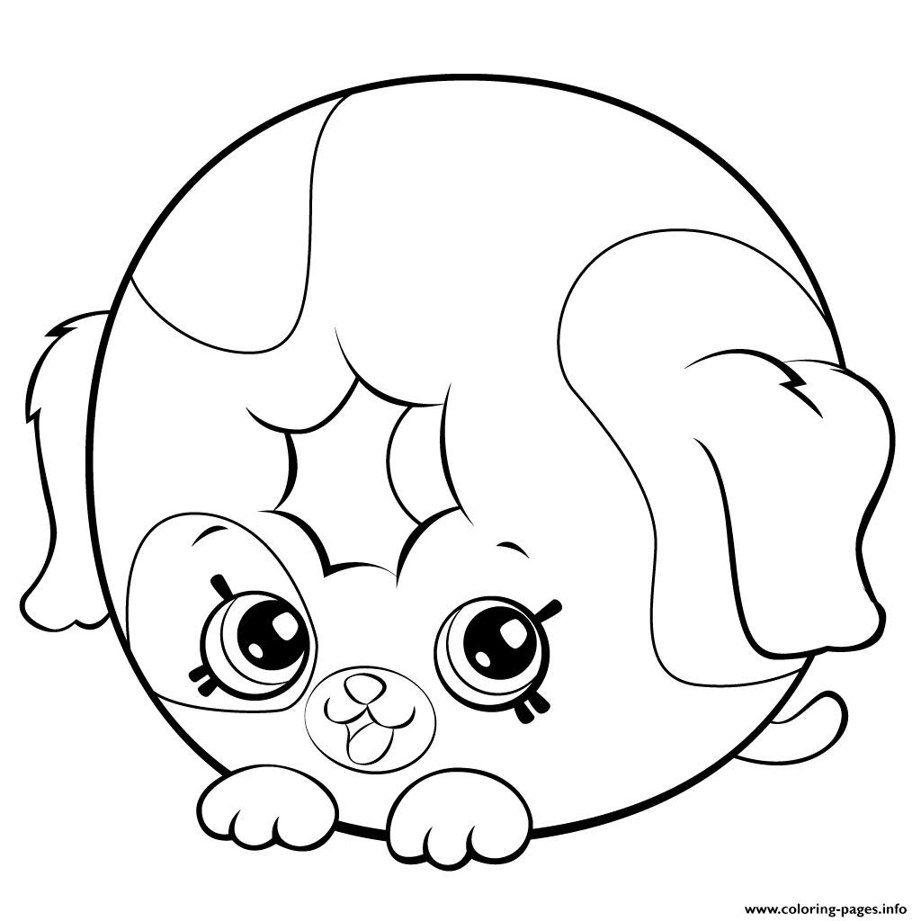 Cute Puppy Coloring Pages For Girls
 Cute Coloring Pages For Girls 7 To 8 Shopkins