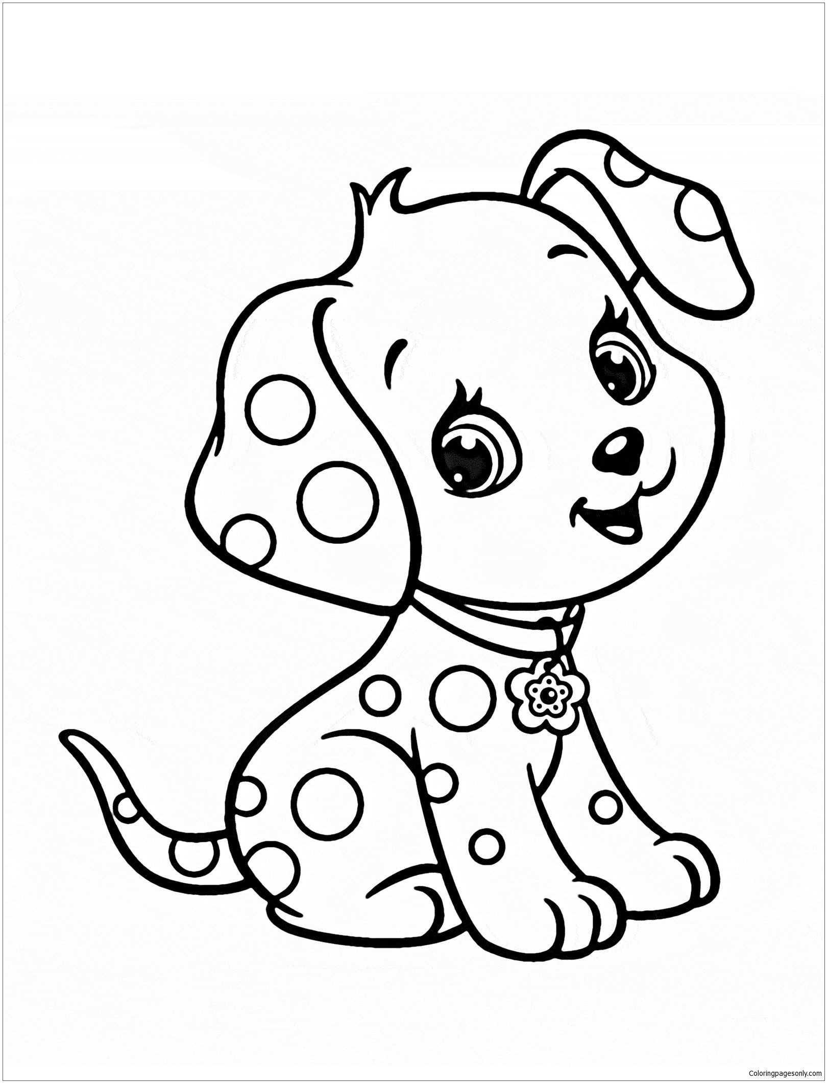 Cute Puppy Coloring Pages For Girls
 Cute Puppy 5 Coloring Page Puppy Coloring Pages
