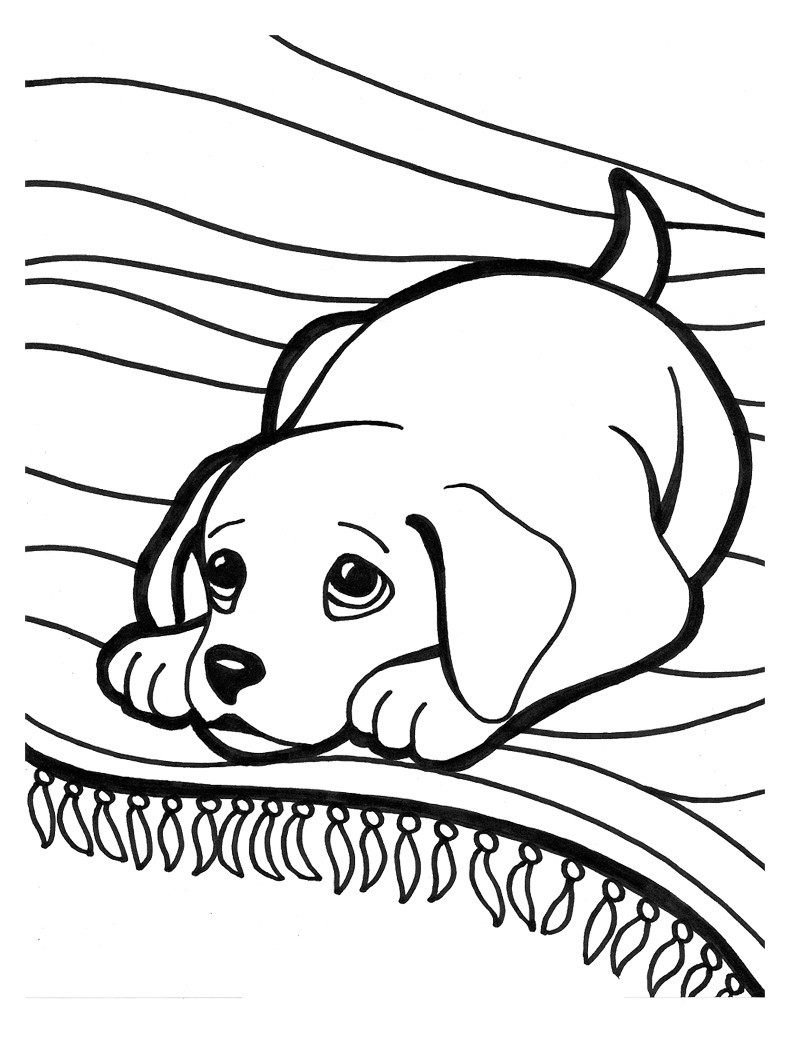 Cute Puppy Coloring Pages For Girls
 Puppy Coloring Pages Best Coloring Pages For Kids