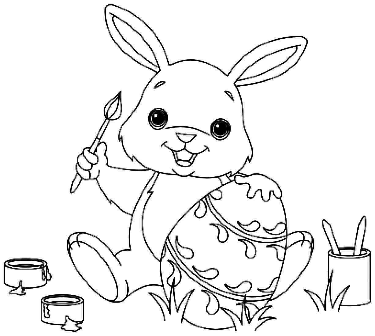 Cute Spring Coloring Pages For Boys
 35 Best Easter Bunny Coloring Pages – WeNeedFun