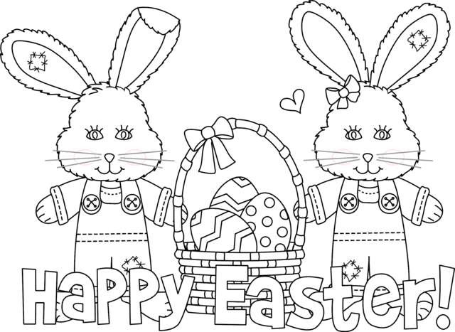 Cute Spring Coloring Pages For Boys
 Disegni di Pasqua da stampare e colorare i più belli