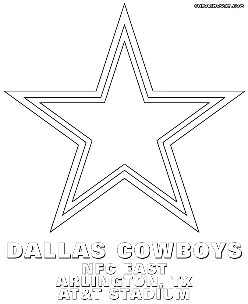 Dallas Cowboys Coloring Pages
 Dallas Cowboys Nfl Sheets Coloring Pages