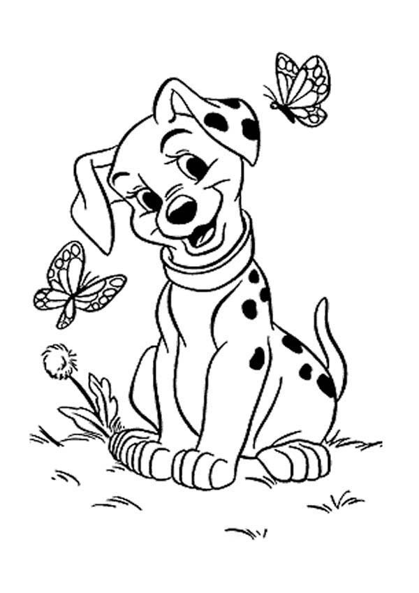 Dalmation Coloring Pages
 Dalmation
