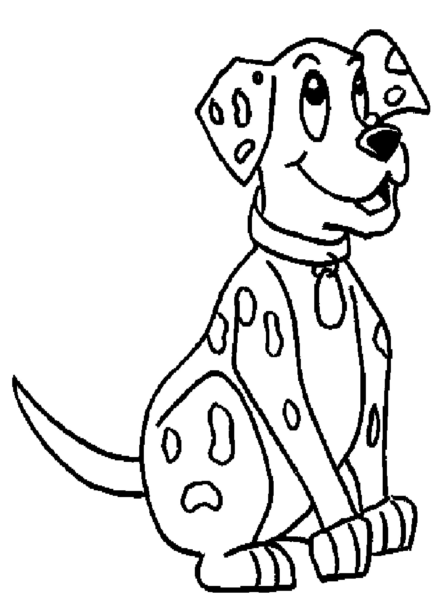 Dalmation Coloring Pages
 Dalmatian Coloring Page Coloring Home