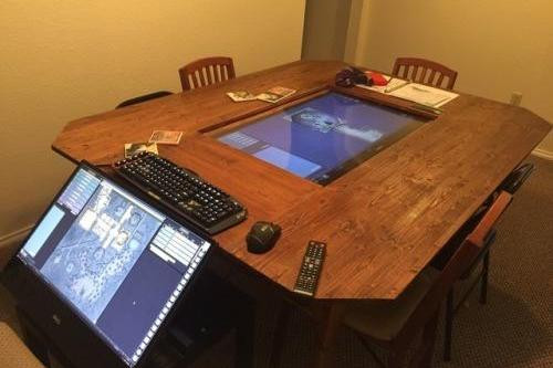 Best ideas about D&amp;D Game Room
. Save or Pin Look Group constructs high tech Dungeons and Dragons Now.